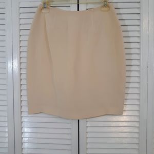 Vintage Carmelo pomodoro silk pencil skirt sz 6 C2